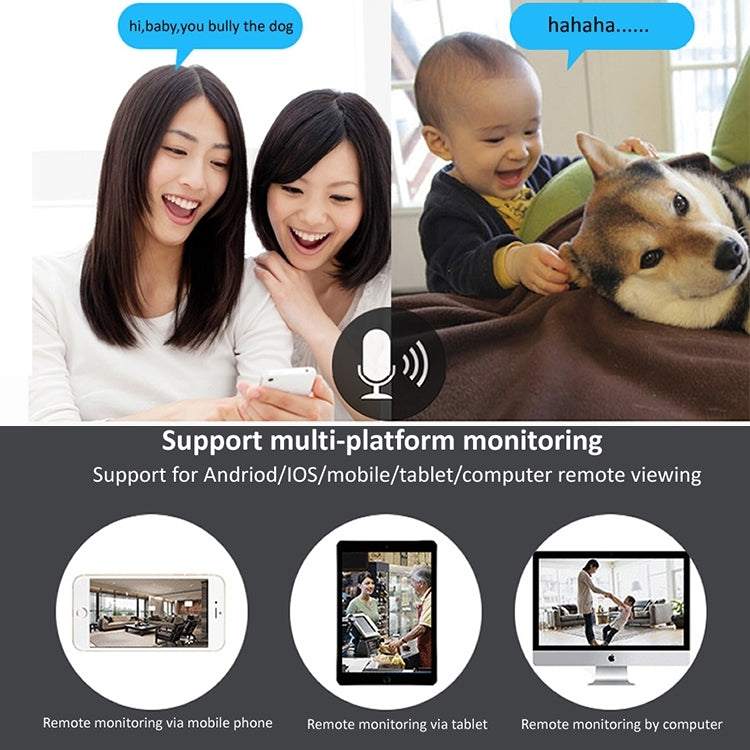 YH001 720P HD 1.0 MP Wireless IP Camera, Support Infrared Night Vision / Motion Detection / APP Control, AU Plug, YH001 720P YH001 720P HD 1.0 MP Wireless IP Camera, Support Infrared Night Vision / Motion Detection / APP Control, AU Plug, YH001 720P
